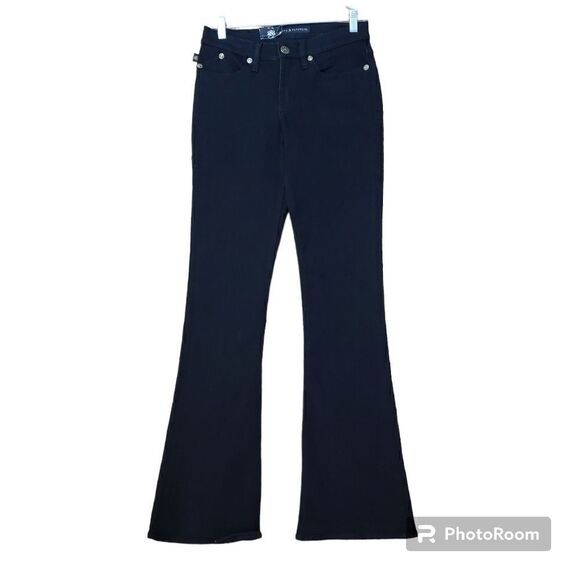 Rock & Republic Denim - Rock & Republic Women's Jeans  Boot cut Dark Wash Stretchy Bling Pockets Sz 6